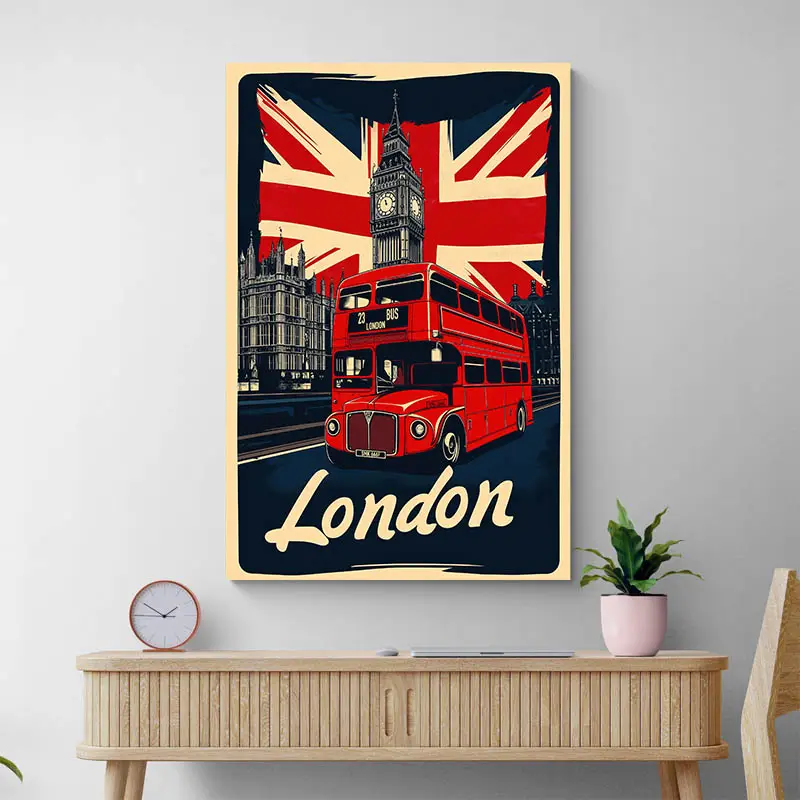 Affiche Londres Vintage