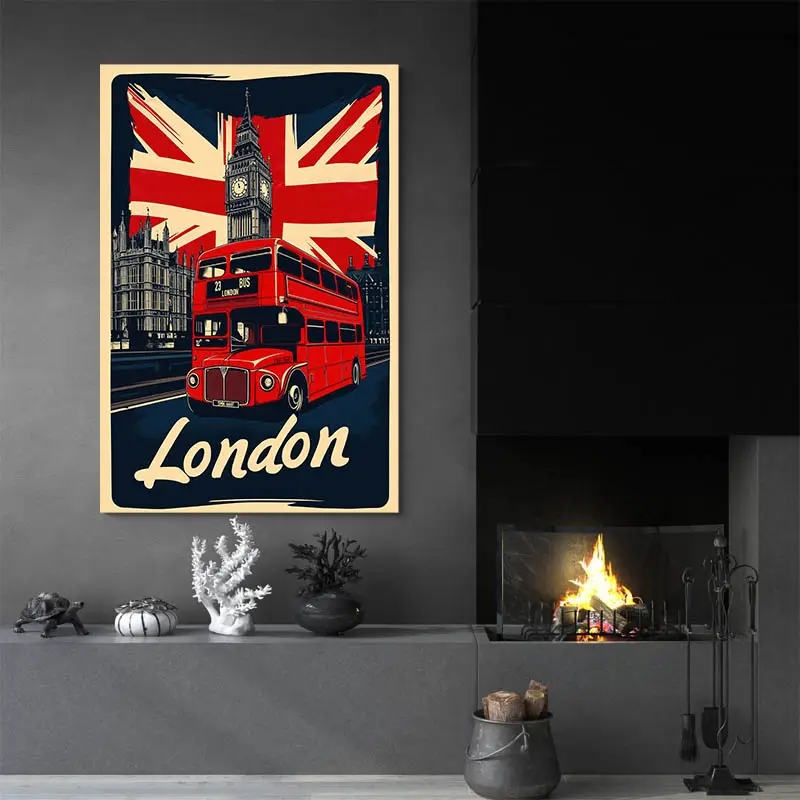 Affiche Londres Vintage