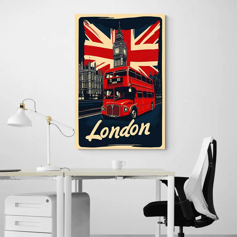 Affiche Londres Vintage