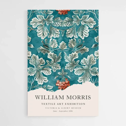 Affiche William Morris Feuilles de Chene