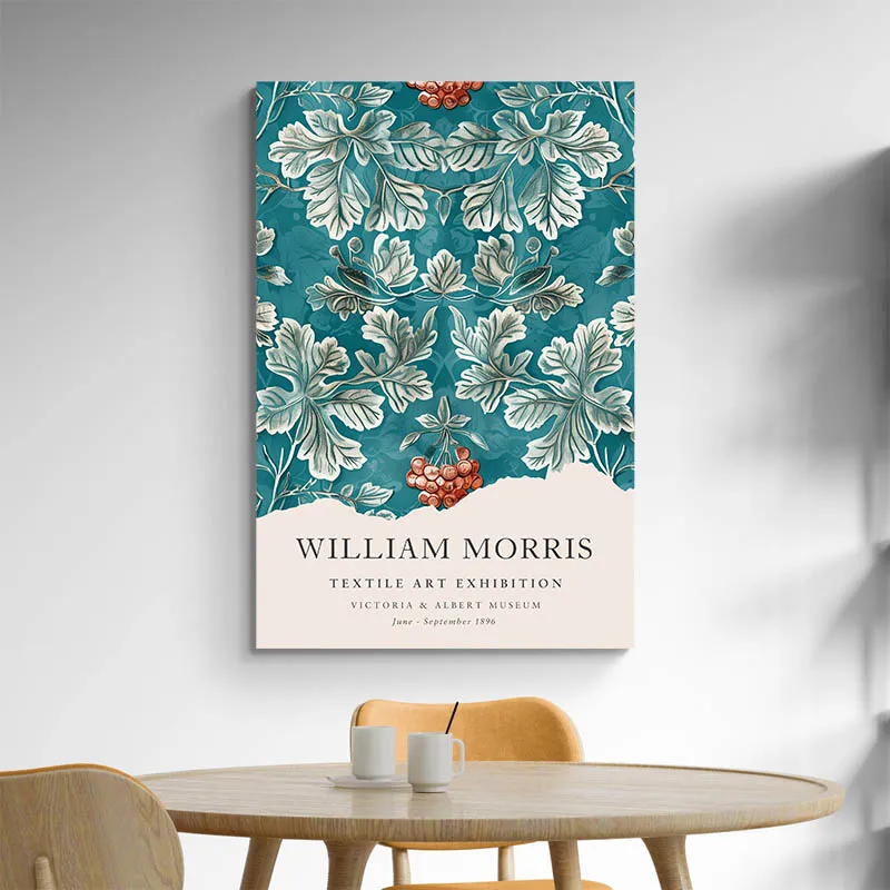 Affiche William Morris Feuilles de Chene
