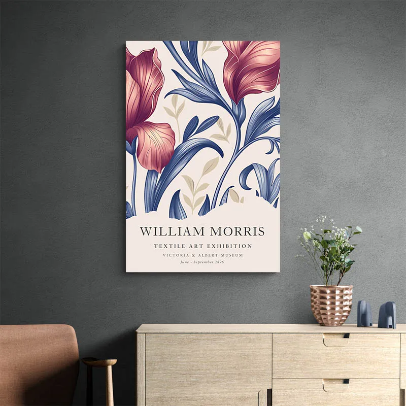 Affiche William Morris Iris
