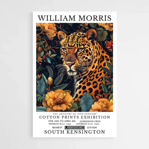 Affiche William Morris Jaguar