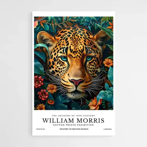 Affiche William Morris Leopard