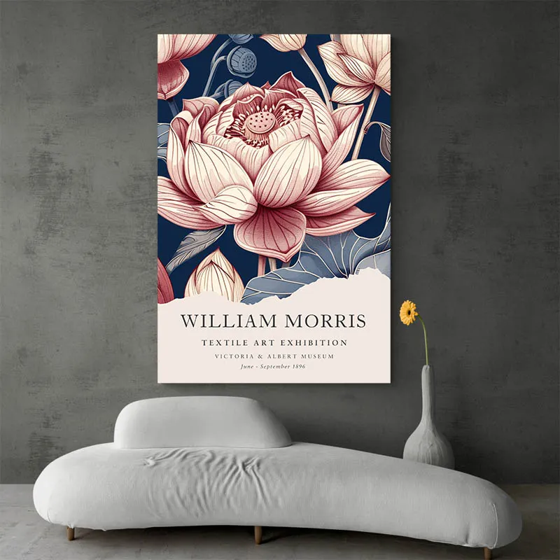 Affiche William Morris Lotus