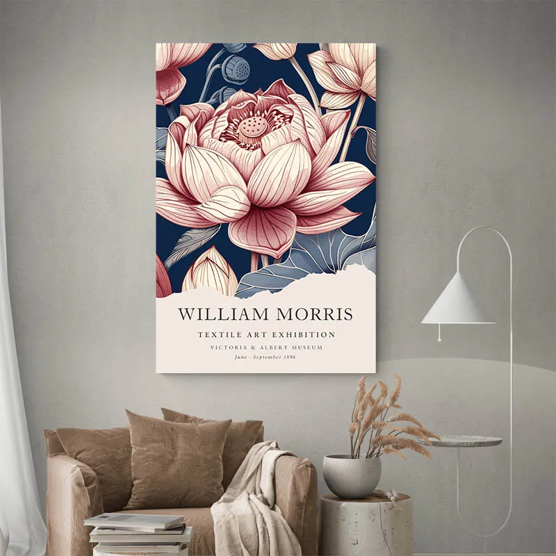 Affiche William Morris Lotus