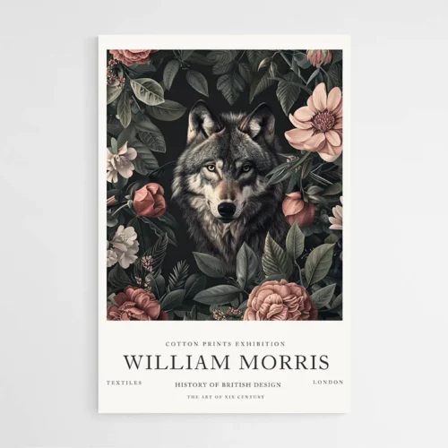 Affiche William Morris Loup