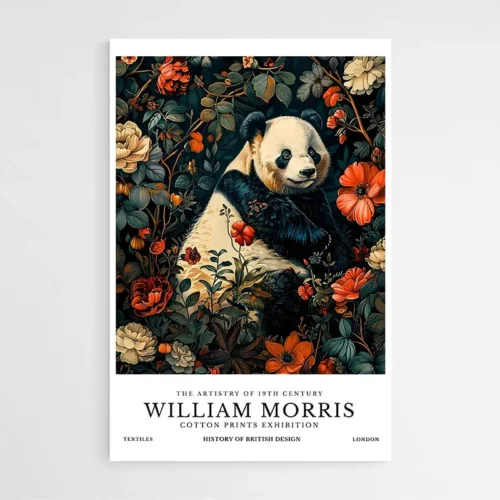Affiche William Morris Panda