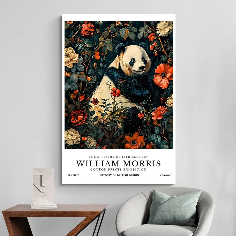 Affiche William Morris Panda