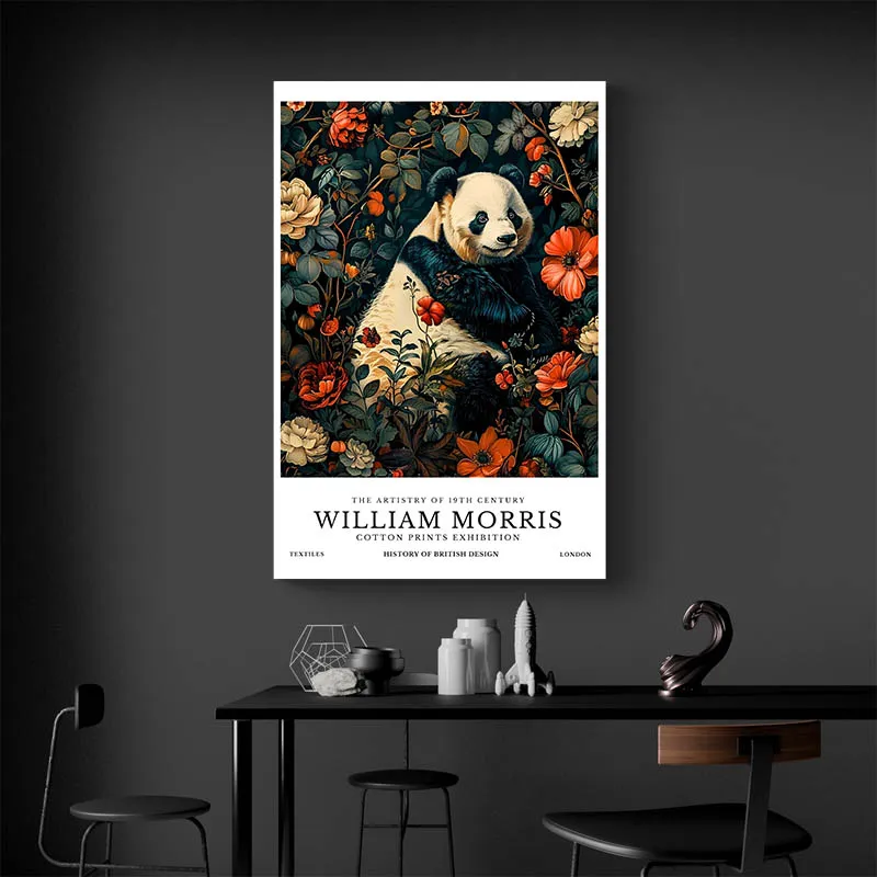 Affiche William Morris Panda