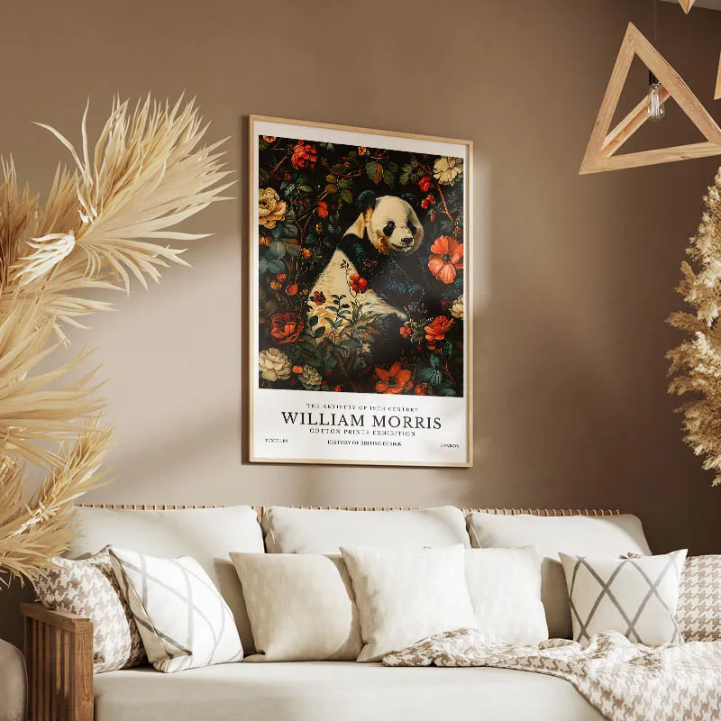 Affiche William Morris Panda