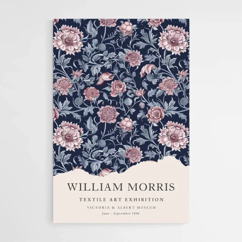 Affiche William Morris Pivoines 3