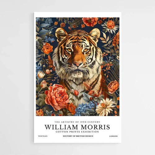 Affiche William Morris Tigre