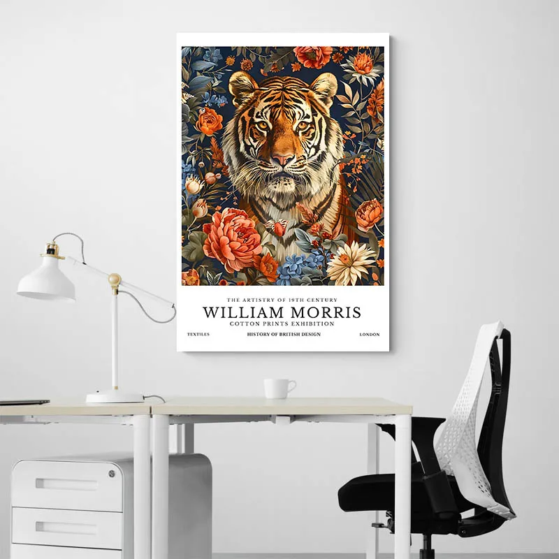 Affiche William Morris Tigre