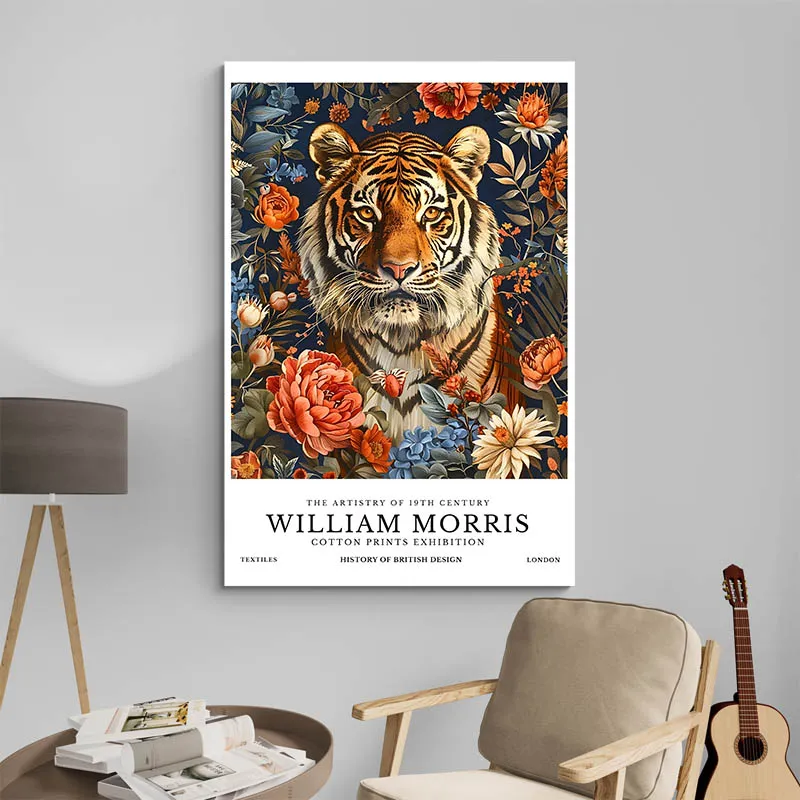 Affiche William Morris Tigre