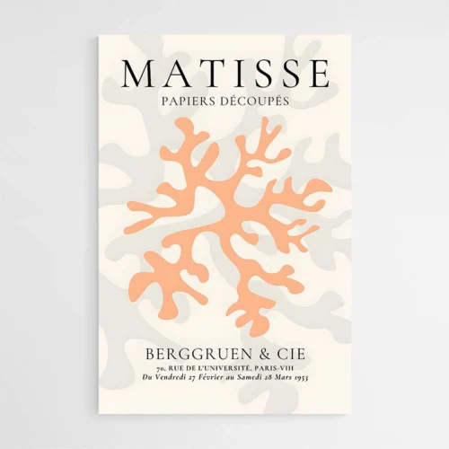 Affiche Matisse Corail