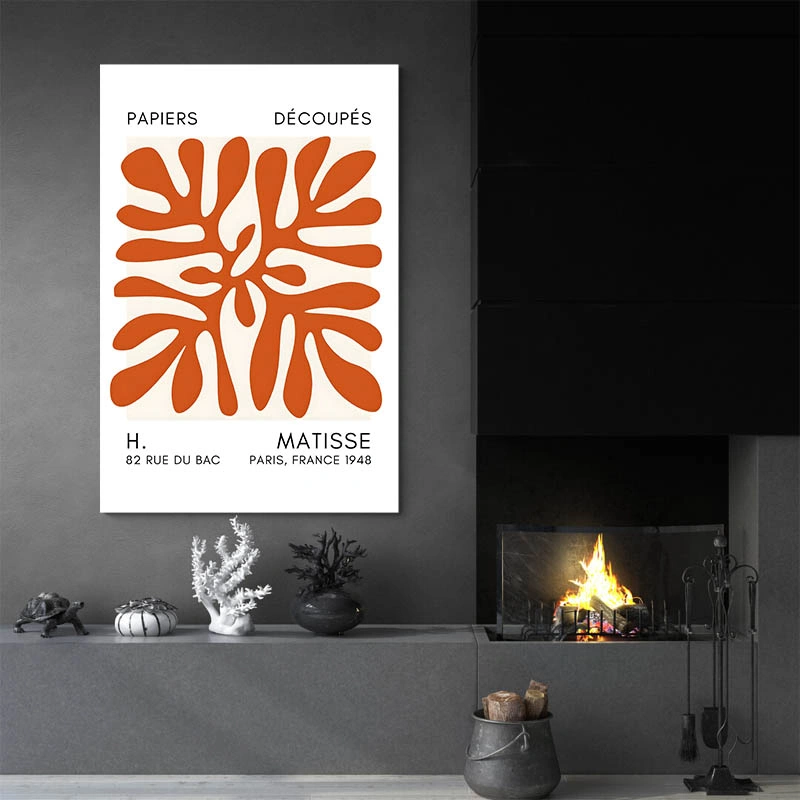 Affiche Matisse Corail Orange
