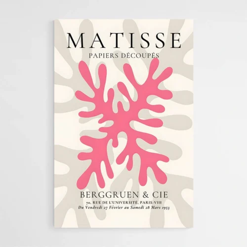 Affiche Matisse Feuille de Corail