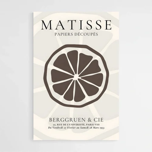 Affiche Matisse L'Orange