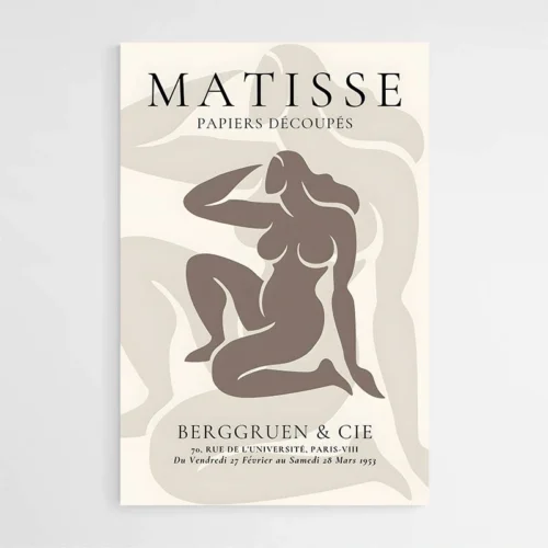Affiche Matisse nue