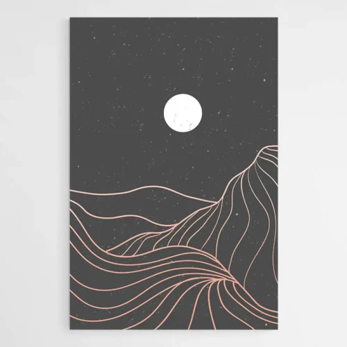 Dessin Minimaliste Lune