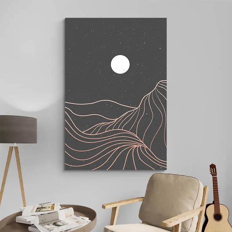 Dessin Minimaliste Lune