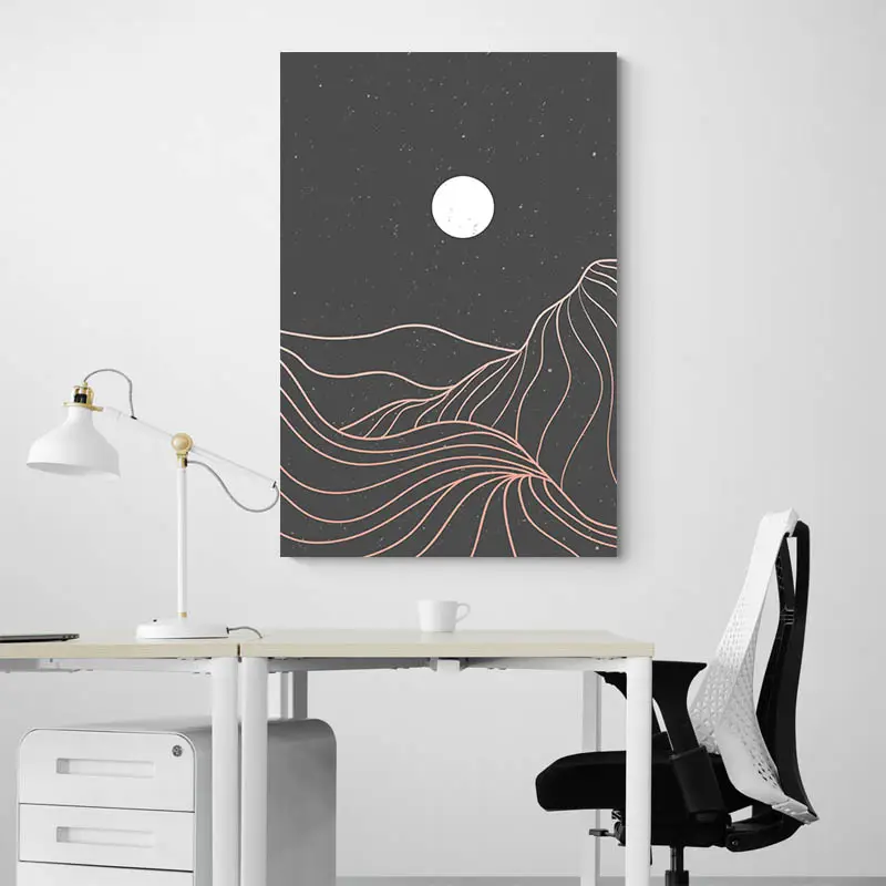 Dessin Minimaliste Lune