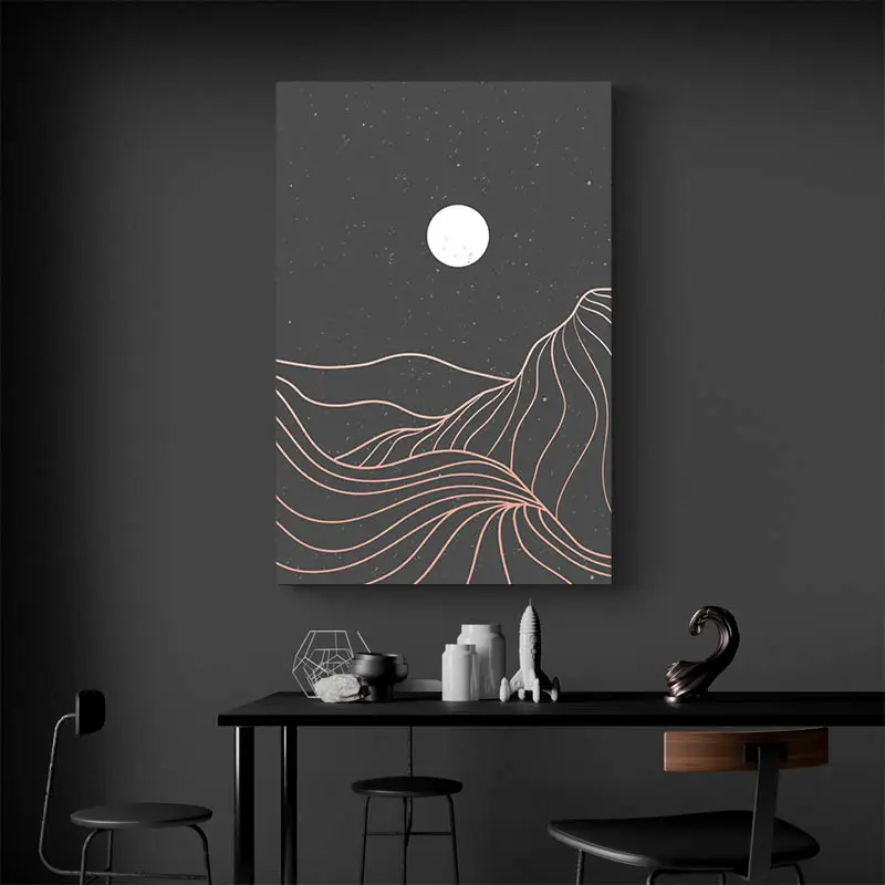 Dessin Minimaliste Lune