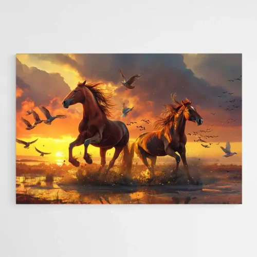Peinture Chevaux Sauvages