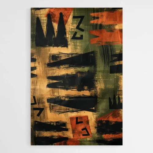 Tableau Africain Abstrait