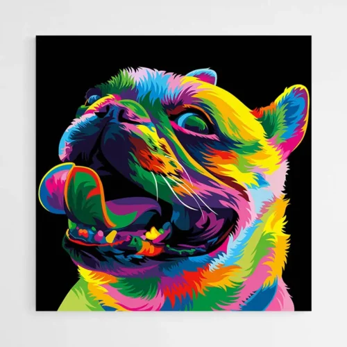 Tableau Chien Pop Art