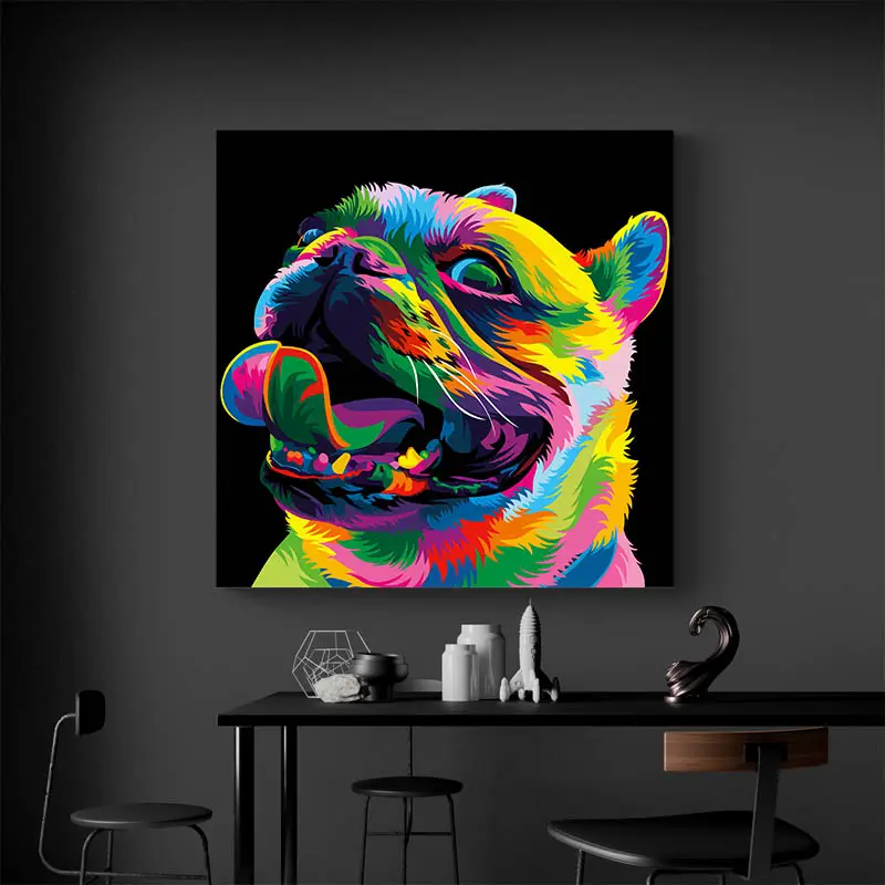 Tableau Chien Pop Art