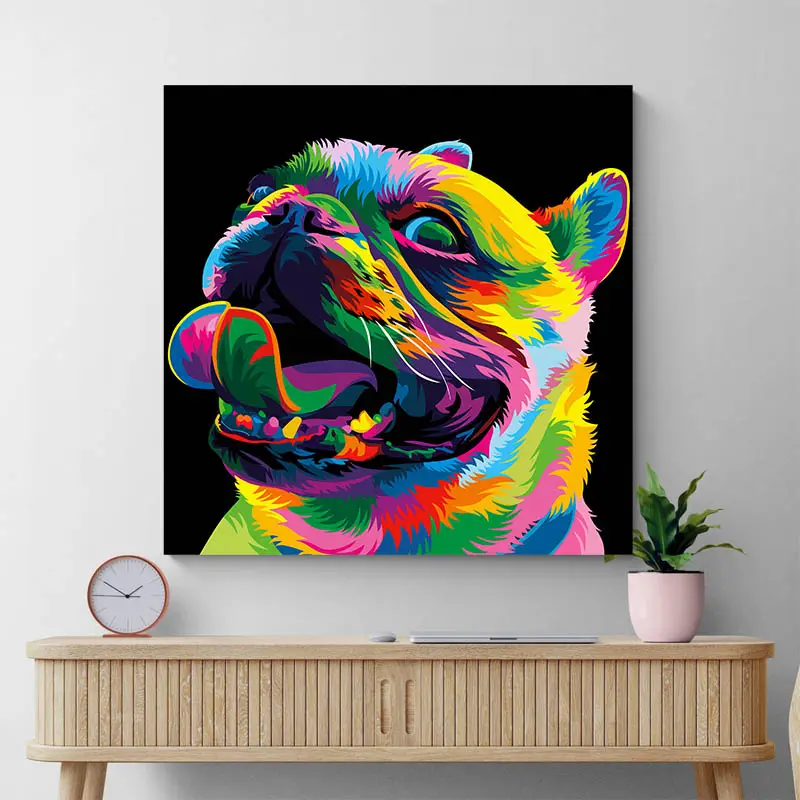Tableau Chien Pop Art
