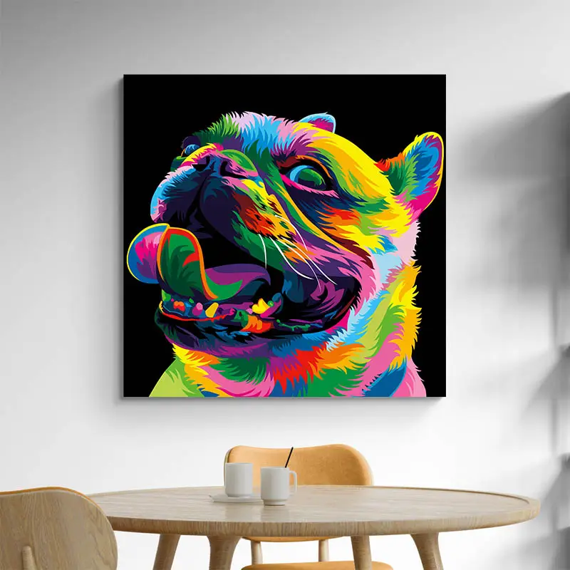 Tableau Chien Pop Art