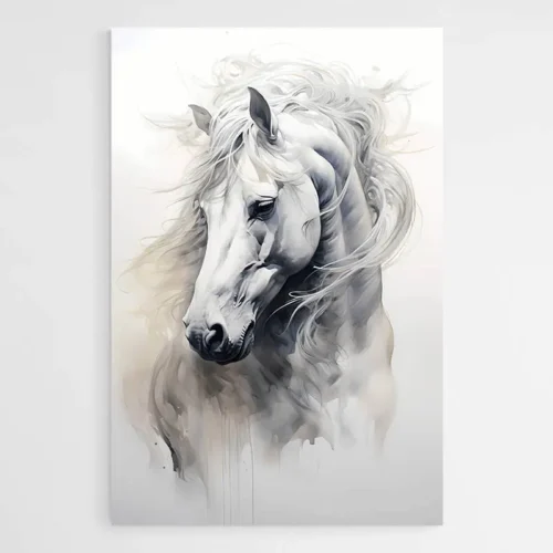 Tableau Dessin Cheval