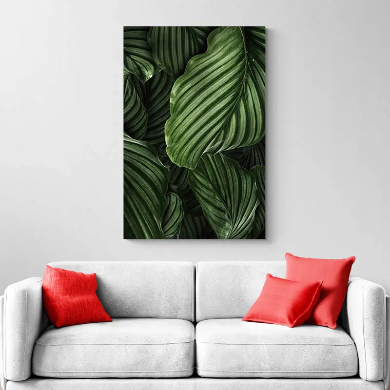 Tableau Feuille Verte
