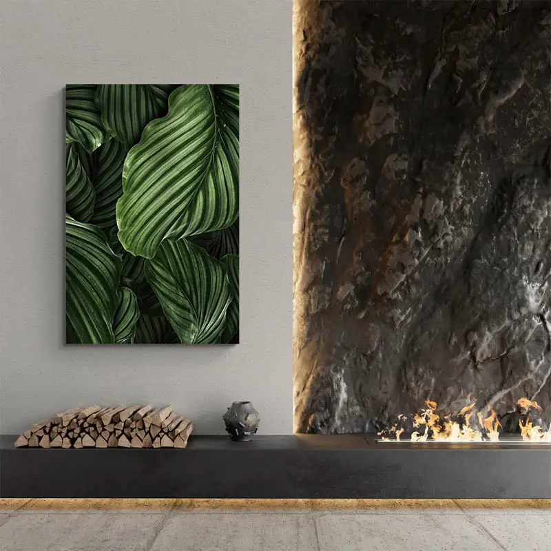 Tableau Feuille Verte