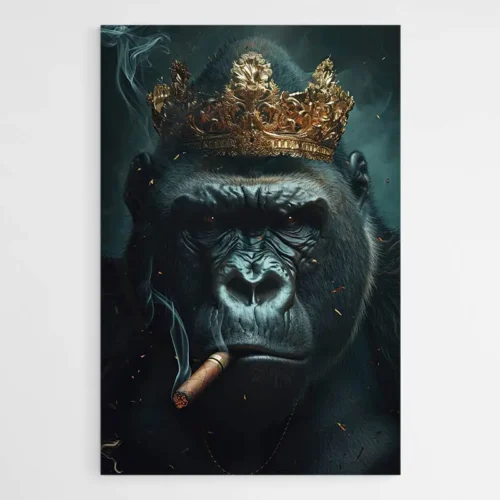 Tableau Gorille Roi