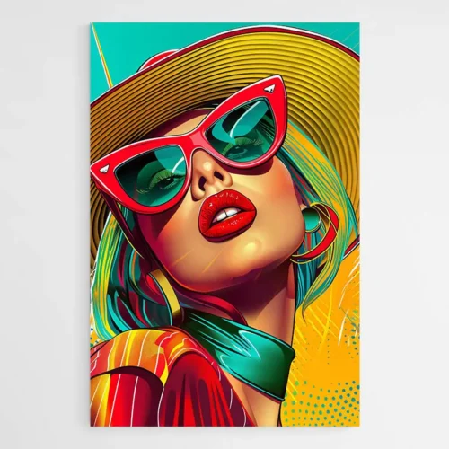 Tableau Lady Gaga Pop Art