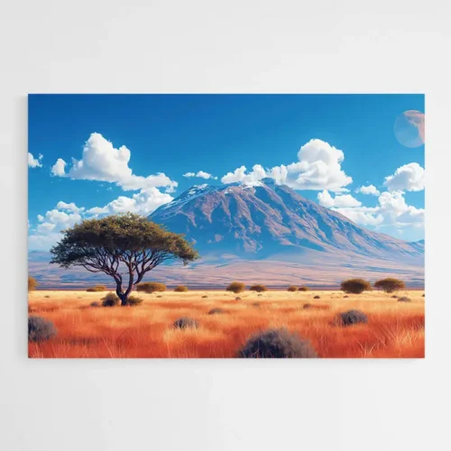 Tableau Paysage Africain