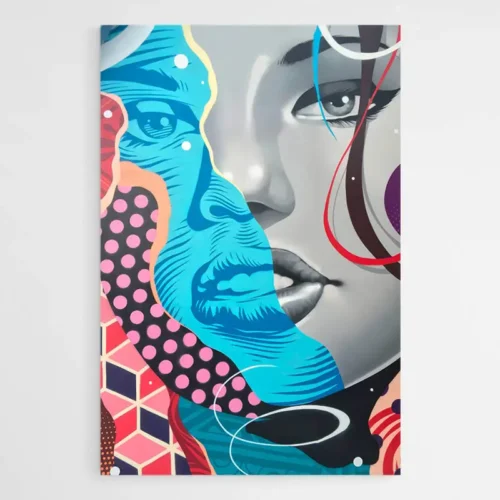Tableau Portrait Pop Art