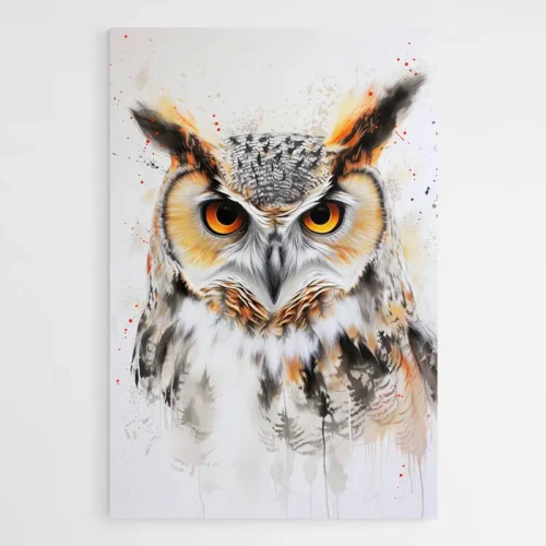 Tableau Scandinave Chouette