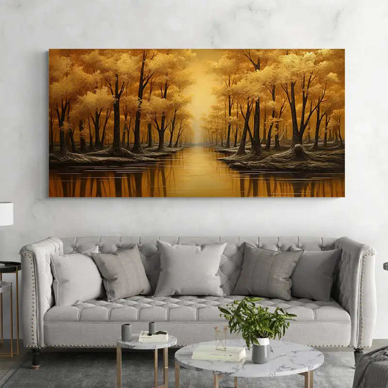 Tableau Arbres dorés