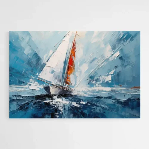 Tableau bateau moderne