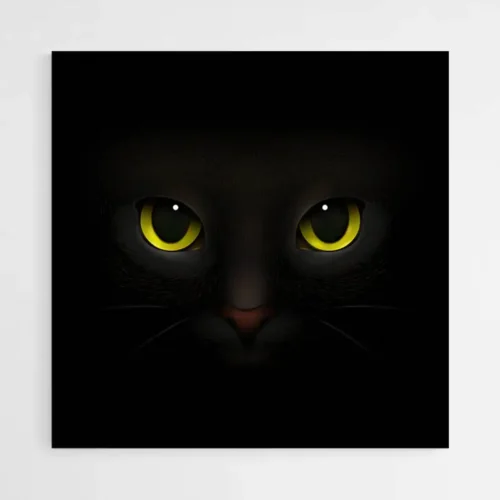 Tableau Chat Noir