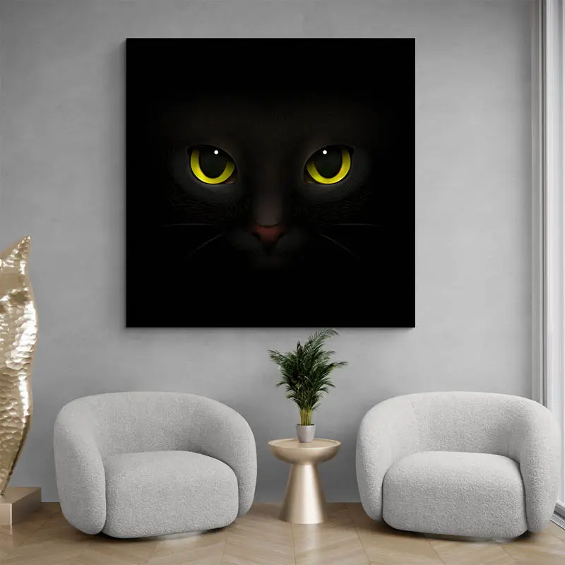 Tableau Chat Noir