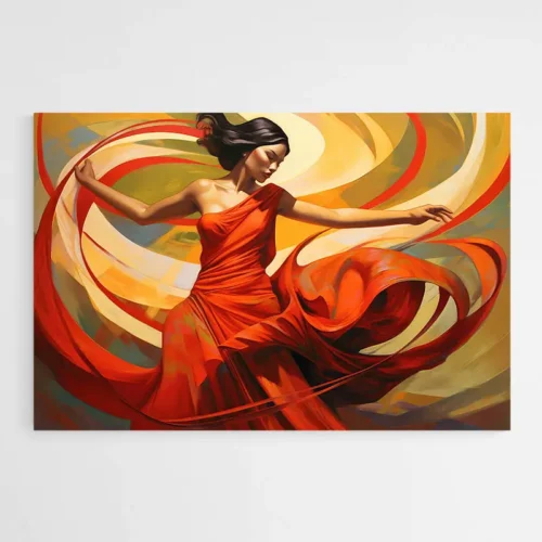Tableau danseuse moderne