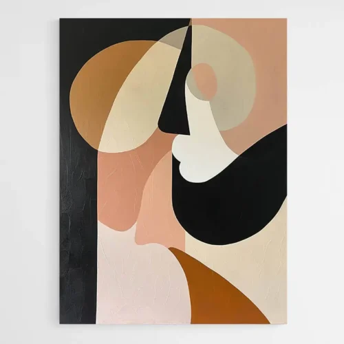 Tableau minimaliste beige