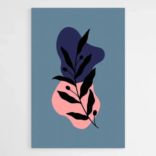 Tableau Minimaliste Bleu