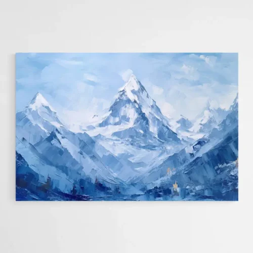 Tableau moderne montagne
